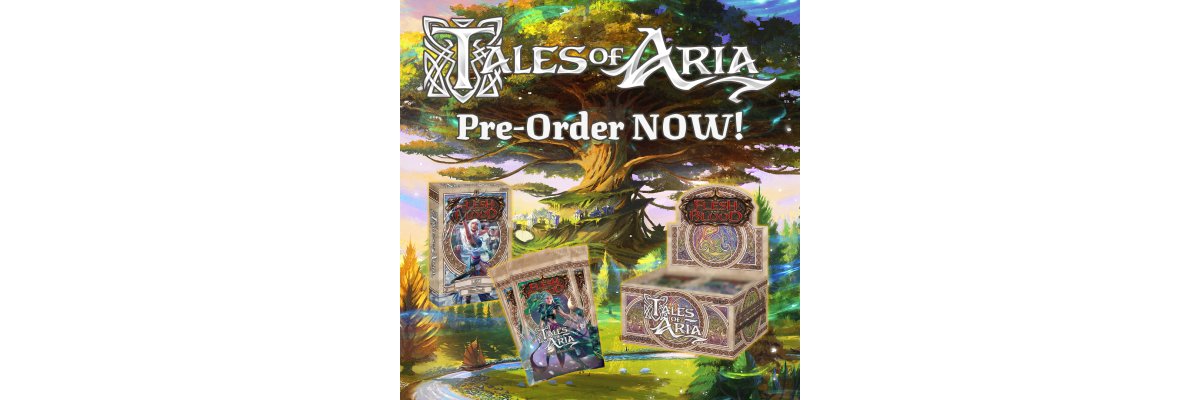 Pre-Order Flesh &amp; Blood – Tales of Aria 1st Edition  - 