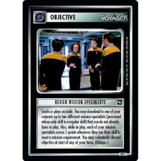 107 Assign Mission Specialists