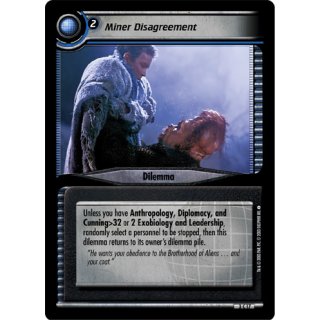 Miner Disagreement