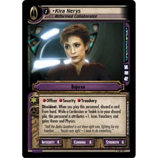 Kira Nerys, Reformed Collaborator