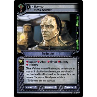 Damar, Useful Adjutant