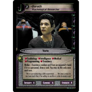 Borath, Psychological Researcher