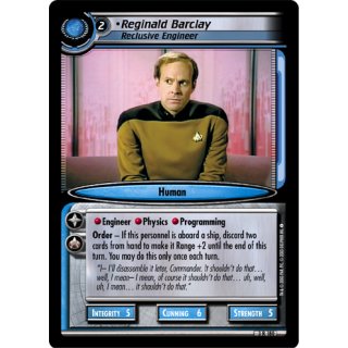 Reginald Barclay, Reclusive Engineer