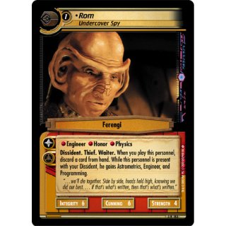 Rom, Undercover Spy