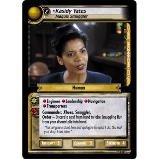 Kasidy Yates, Maquis Smuggler