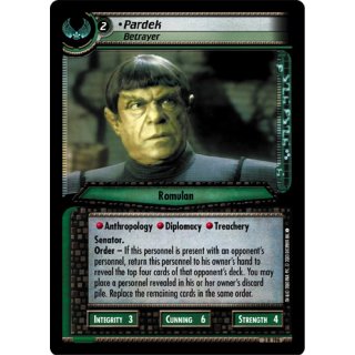 Pardek, Betrayer