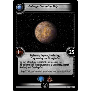 Salvage Dominion Ship