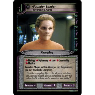 Founder Leader, Forbidding Judge