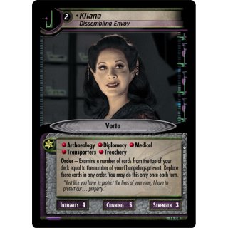Kilana, Dissembling Envoy