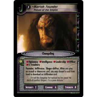 Martok Founder, Poison of the Empire