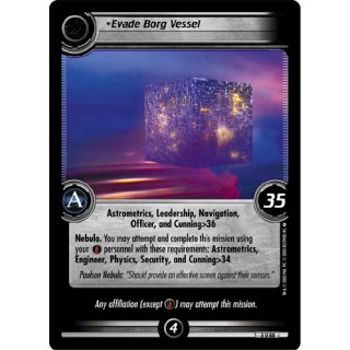 Evade Borg Vessel