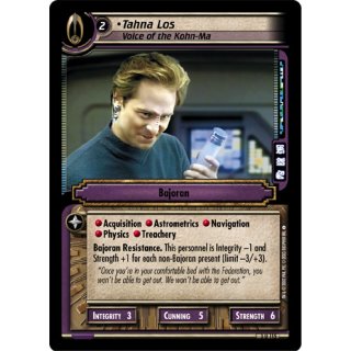 Tahna Los, Voice of the Kohn-Ma