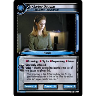 Sarina Douglas, Cataleptic Conundrum