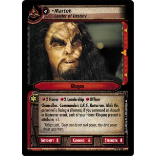 Martok, Leader of Destiny