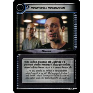 Meaningless Modifications