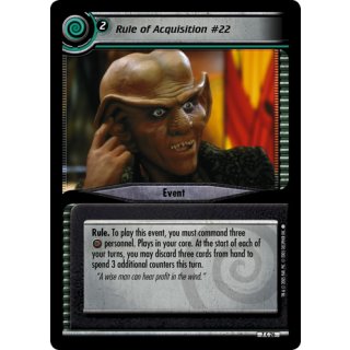 Rule of Acquisition #22