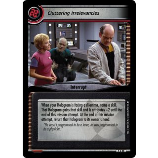 Cluttering Irrelevancies
