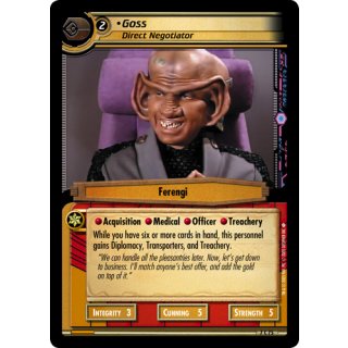 Goss, Direct Negotiator