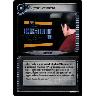Bynars Password