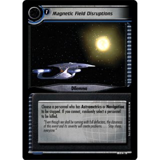 Magnetic Field Disruptions