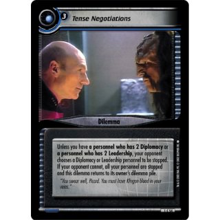 Tense Negotiations