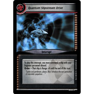 Quantum Slipstream Drive