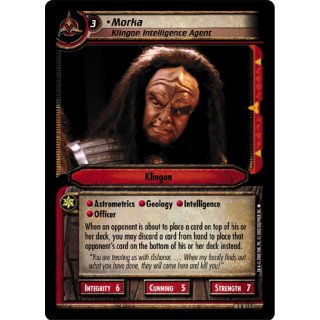 Morka, Klingon Intelligence Agent
