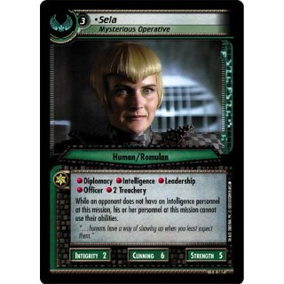 Sela, Mysterious Operative