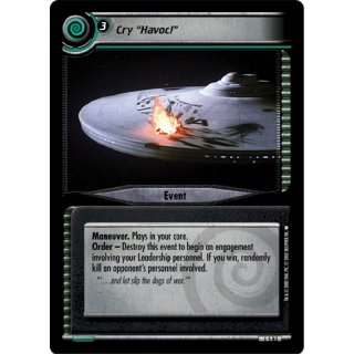 Cry ""Havoc!""