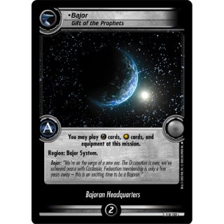 Bajor, Gift of the Prophets