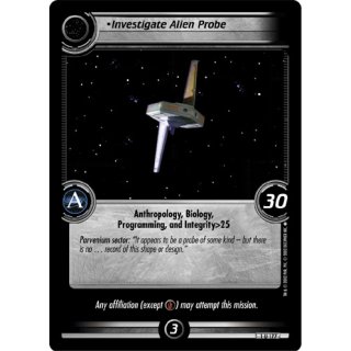 Investigate Alien Probe