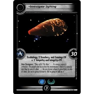 Investigate Sighting