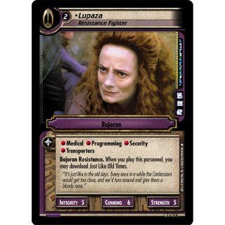 Lupaza, Resistance Fighter