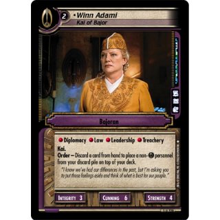 Winn Adami, Kai of Bajor