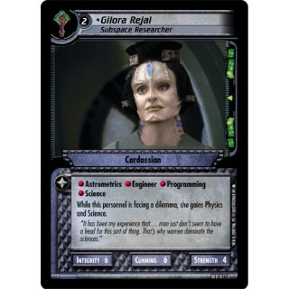 Gilora Rejal, Subspace Researcher