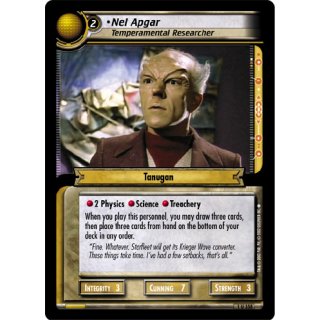 Nel Apgar, Temperamental Researcher