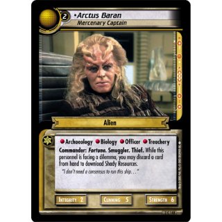 Arctus Baran, Mercenary Captain