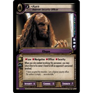 Kurn, Bajoran Security Officer