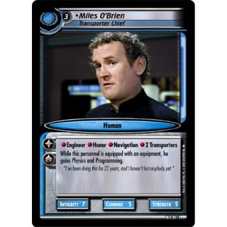 Miles OBrien, Transporter Chief