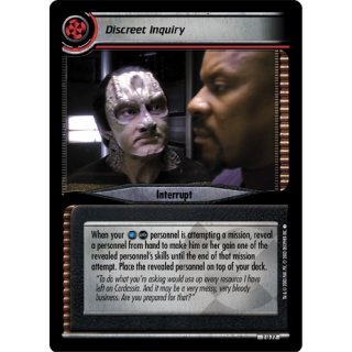 Discreet Inquiry