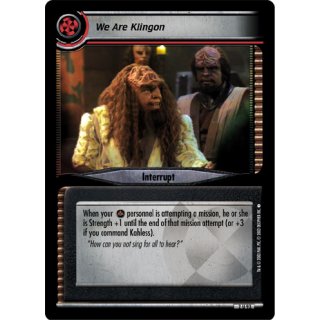 We Are Klingon
