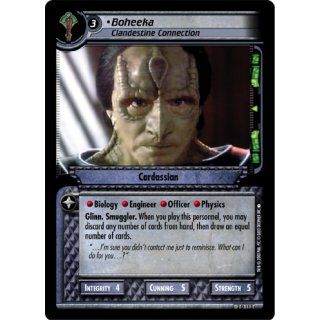 Boheeka, Clandestine Connection