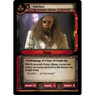 Kahless, The Greatest Warrior of Them All