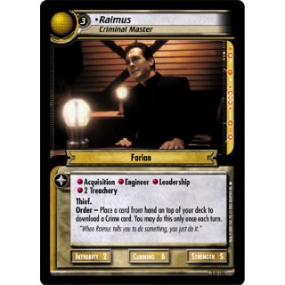 Raimus, Criminal Master