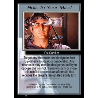 Hole In Your Mind