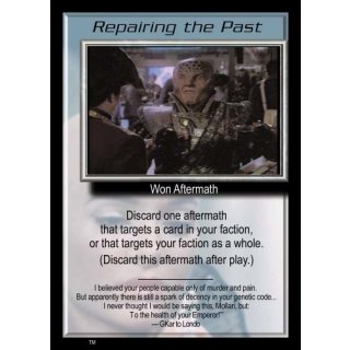 Repairing the Past