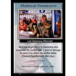 Political Firestorm