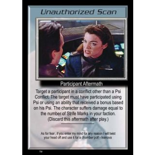 Unauthorized Scan