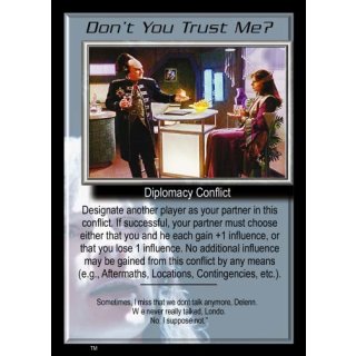 Dont You Trust Me?