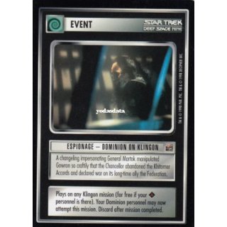Espionage: Dominion on Klingon